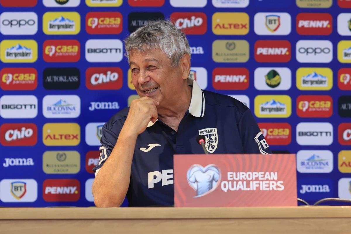 Mircea Lucescu și Marius Marin, conferință înainte de Cipru - România