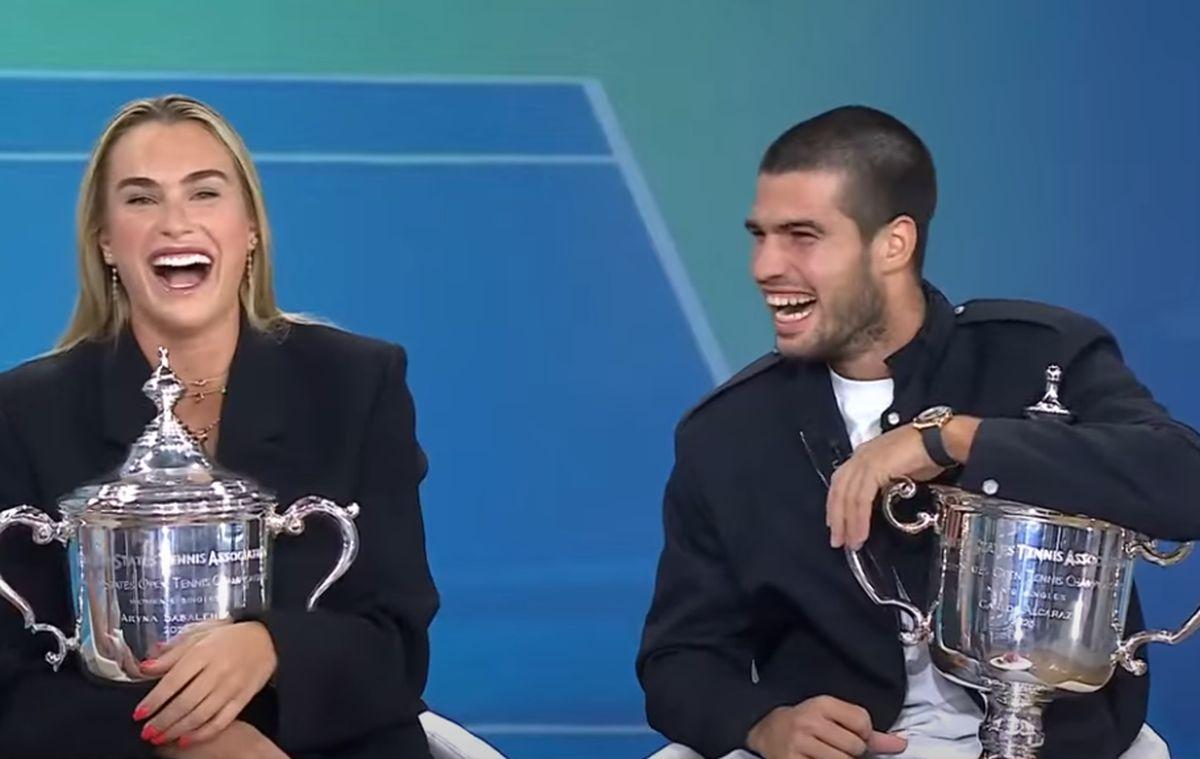 „Stați, stați! Ce faceți? N-am terminat” » Sabalenka și un moment viral la festivitatea de premiere de la US Open