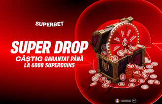 Azi e Super Drop cu câștig garantat la Super Spin, exclusiv la Superbet