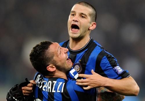 Marco Materazzi și Cristi Chivu, foto: Guliver/gettyimages