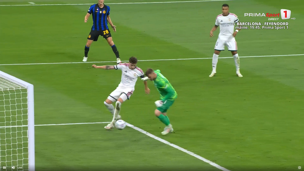 Gafa lui Martinez în Real Madrid - Inter