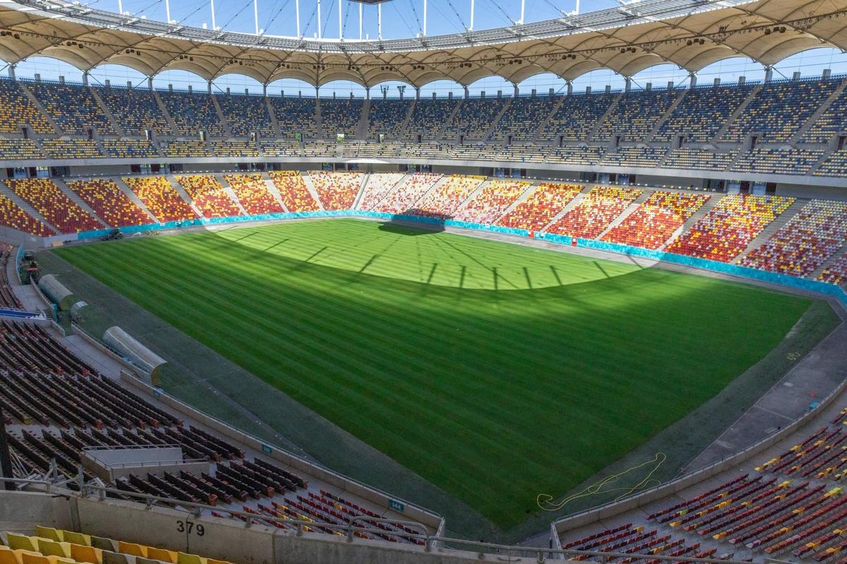 Arena Națională, după schimbarea gazonului