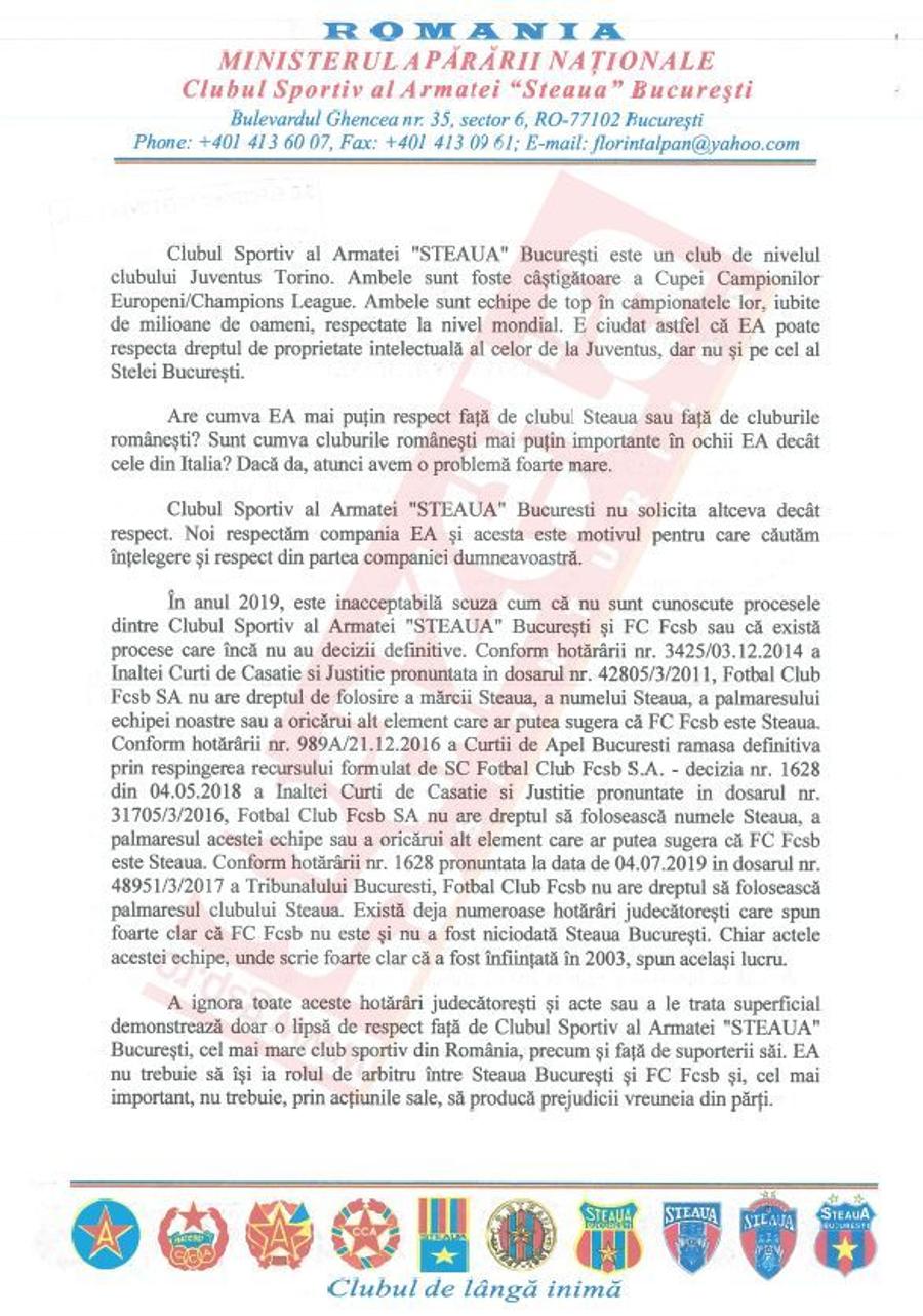 CSA STEAUA / EXCLUSIV „Nu am știut de inițiativa lui Talpan” » Documentul care dovedește că Bixi Mocanu a mințit din nou