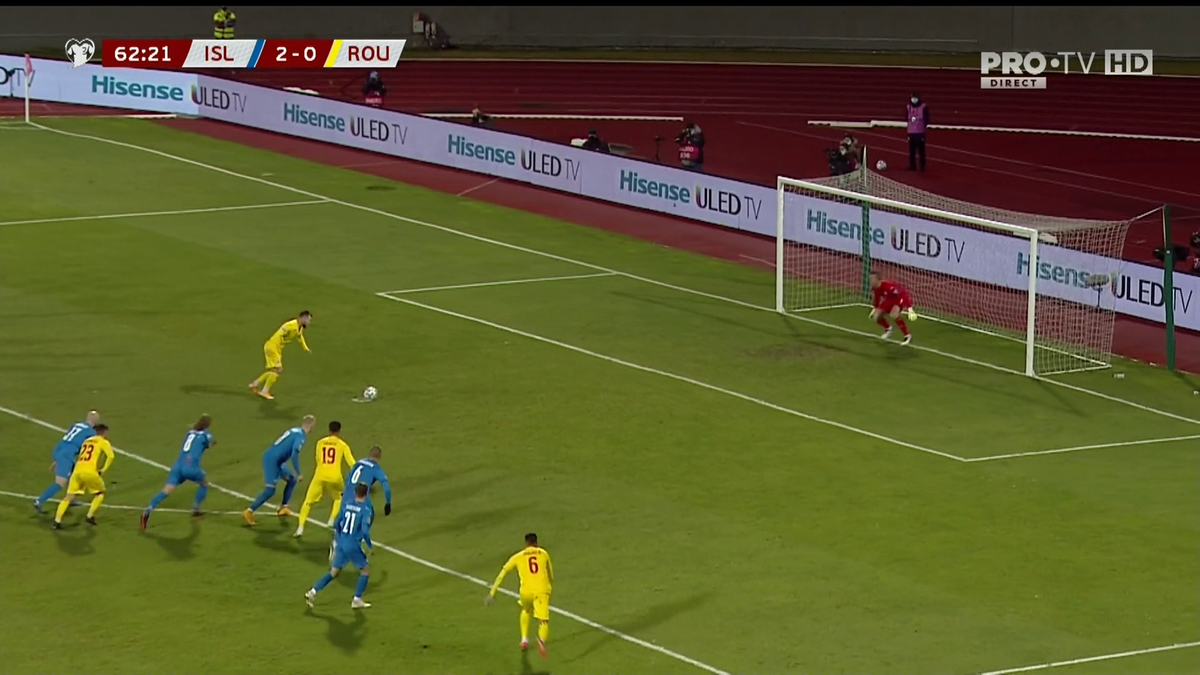 Islanda - România. VAR + PENALTY