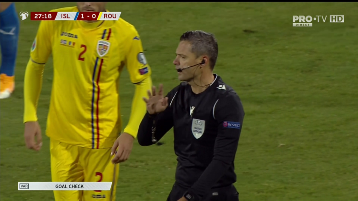 Islanda - România 2-1. Trebuia să primim al doilea penalty? Verdictul specialistului la deciziile VAR