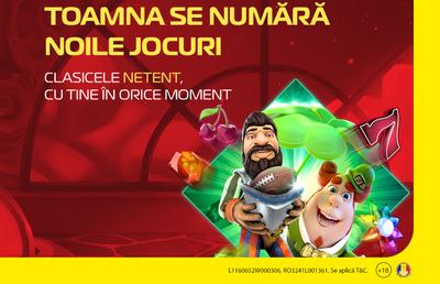 Toamna se numără noile jocuri! Cele mai tari sloturi de la NetEnt sunt acum în cazino, gata să premieze TOȚI românii!