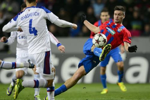 Tomas Wagner (în dreapta), la Viktoria Plzen // foto: Imago Images