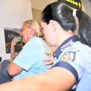 Sosire Dănuț Lupu. Fostul internațional a fost preluat de polițiști pe aeroportul din Otopeni (foto: Cristi Preda/GSP)