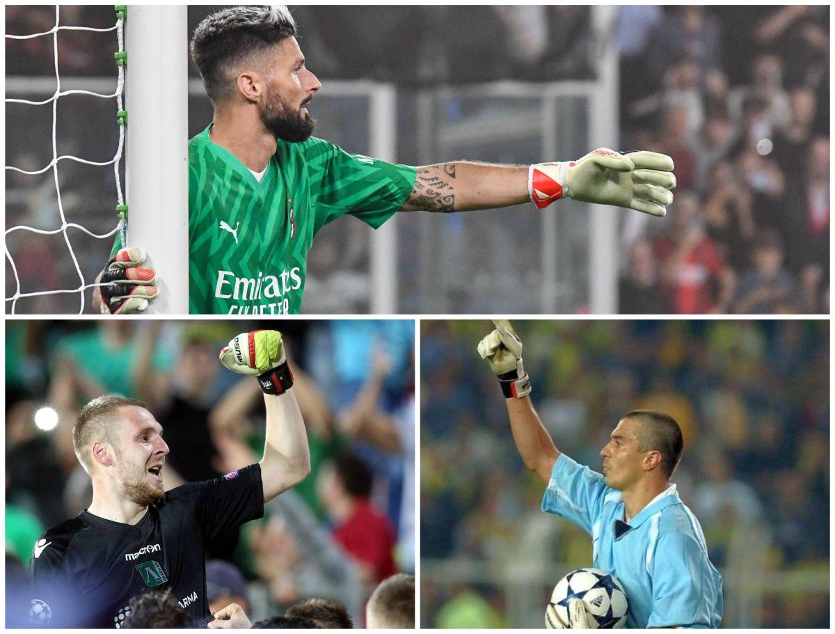 Olivier Giroud, alături de Daniel Pancu și Cosmin Moți! Ce alți jucători de câmp au fost portari pentru o zi