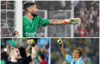 Olivier Giroud, alături de Daniel Pancu și Cosmin Moți! Ce alți jucători de câmp au fost portari pentru o zi