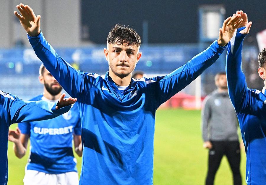 Victor Dican, 23 de ani, fotbalistul Farului, foto: Imago Americanii au fost în tribune la Dinamo - Farul! Ce fotbalist au urmărit