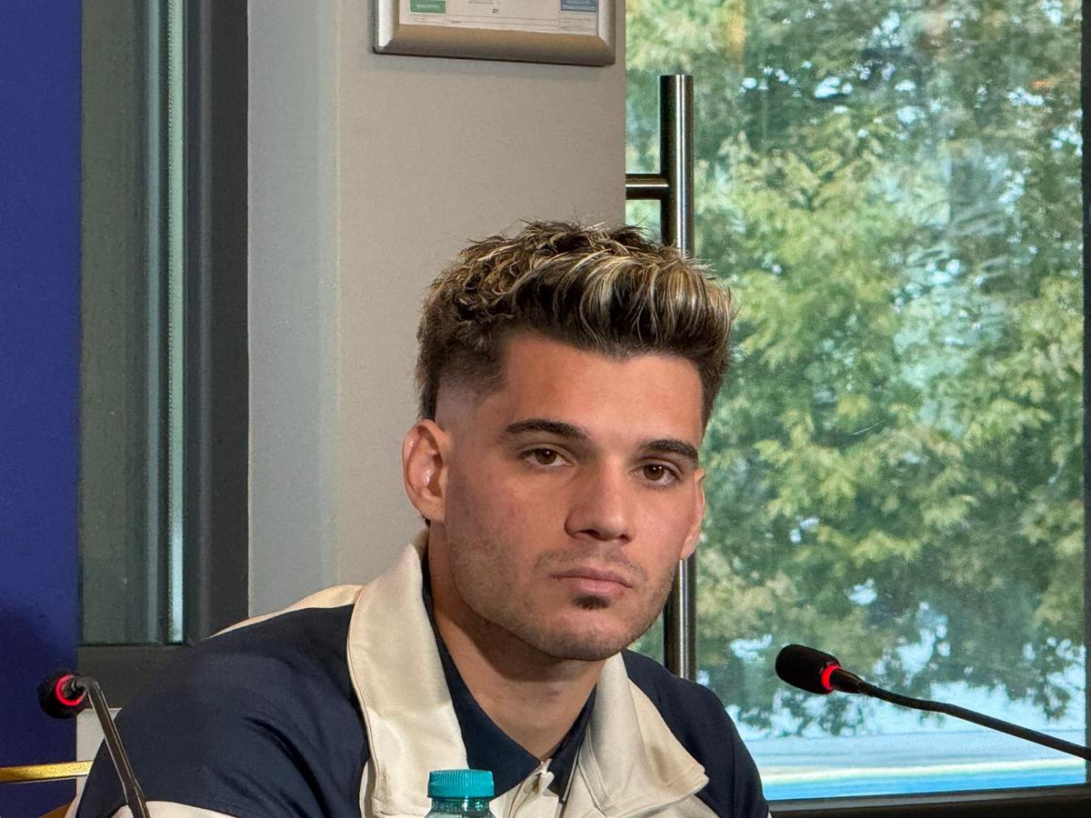 Mircea Lucescu și Ianis Hagi, conferința de presă premergătoare duelului România - Moldova. Foto: Sergiu Alexandru (GSP)