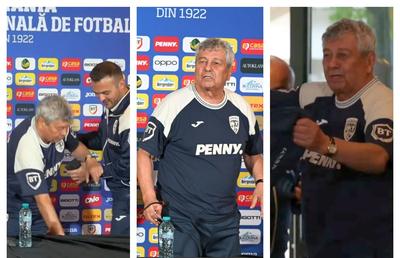 3 momente tensionate cu Mircea Lucescu în conferință » Cât pe ce să cadă, a vrut să încheie prematur, la final provocator: „Știți de ce fac asta?”