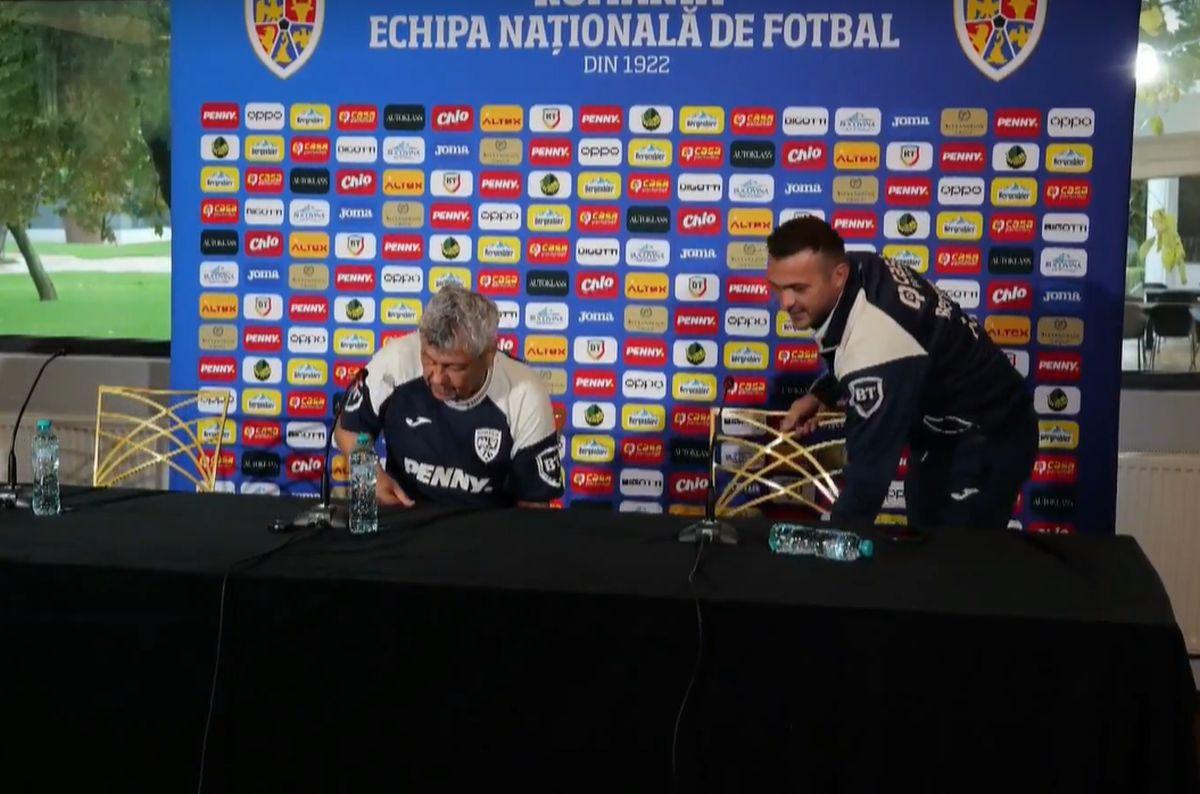3 momente tensionate cu Mircea Lucescu în conferință » Cât pe ce să cadă, a vrut să încheie prematur, la final provocator: „Știți de ce fac asta?”