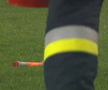 Torțe la CFR Cluj - U Cluj / FOTO: Captură TV @Prima Sport 1
