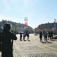 Suporterii Stelei, conflict cu Jandarmeria din Sibiu / Sursă foto: turnulsfatului.ro