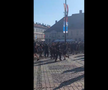 Suporterii Stelei, conflict cu Jandarmeria din Sibiu / Sursă foto: turnulsfatului.ro