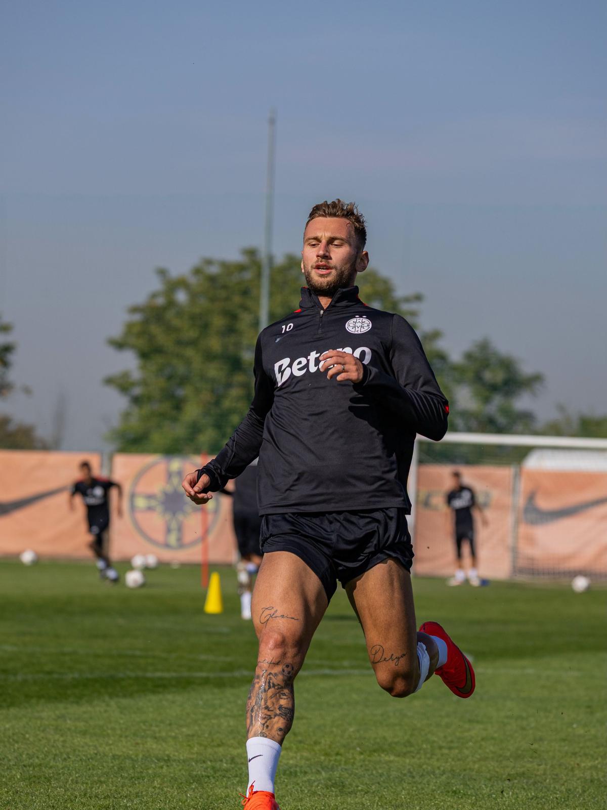 Denis Drăguș a revenit la antrenamentele FCSB-ului
