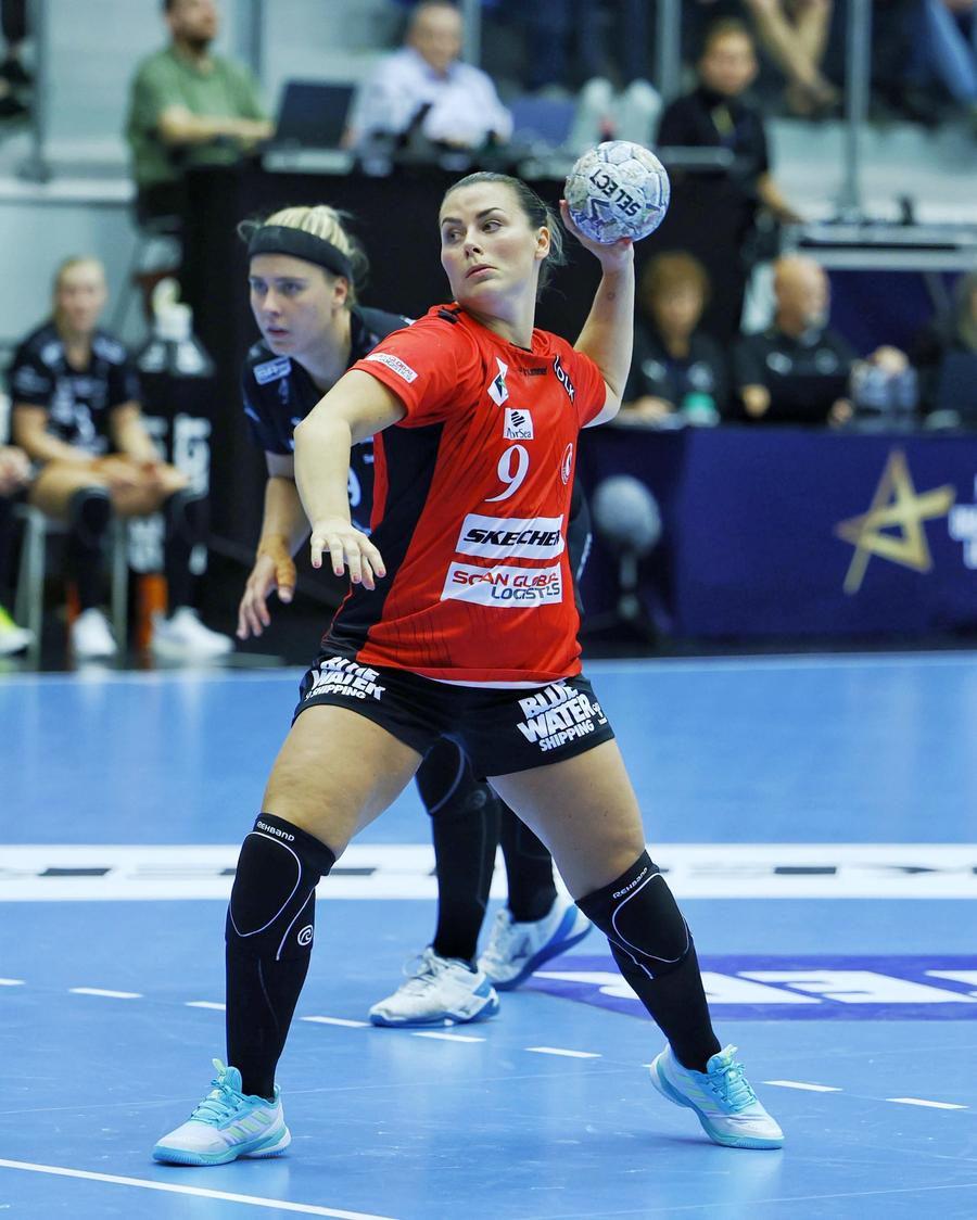 Nora Mørk ratează meciul cu CSM București // foto: Facebook Vedeta echipei este OUT înainte de CSM București - Team Esbjerg, după o accidentare bizară