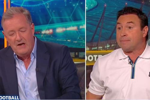 Piers Morgan a citit în direct mesajul primit de la Cristiano Ronaldo/ Foto: Captură X.com