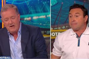 Piers Morgan a citit în direct mesajul primit de la Cristiano Ronaldo: „Spune-i blondului ăluia să se oprească cu botoxul, arată ca un măr!”