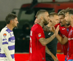 Ceartă între jucători la finalul meciului dintre Poli Timișoara și Steaua