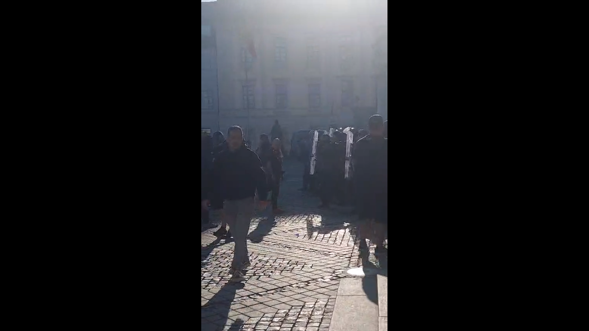 Suporterii Stelei, conflict cu Jandarmeria din Sibiu / Sursă foto: turnulsfatului.ro