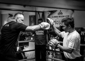 Imagini inedite! Președintele Poloniei, în ringul de box alături de legendarul Manny Pacquiao