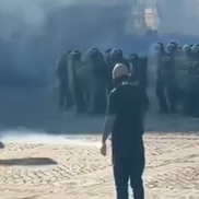 Suporterii Stelei, conflict cu Jandarmeria din Sibiu / Sursă foto: turnulsfatului.ro