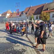 Suporterii Stelei, conflict cu Jandarmeria din Sibiu / Sursă foto: turnulsfatului.ro