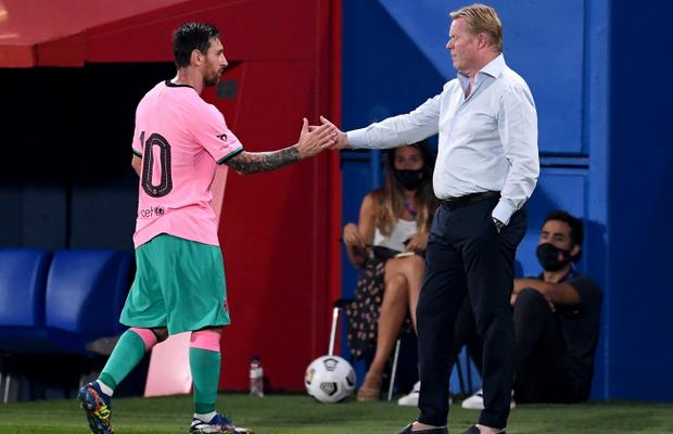 Ce spune Ronald Koeman despre decizia de a nu-l titulariza pe Messi: „Am vorbit cu el înainte”