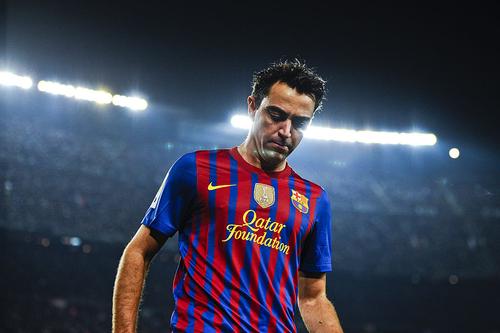 Xavi Hernandez pe „Bernabeu” în 2012