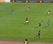 Gafă uriașă în apărarea Rapidului la golul doi reușit de Academica Clinceni