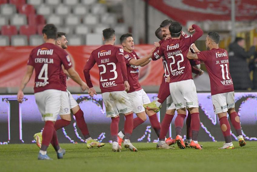 Rapid a învins-o pe Academica Clinceni, scor 3-2, în epilogul rundei #15 din Liga 1.