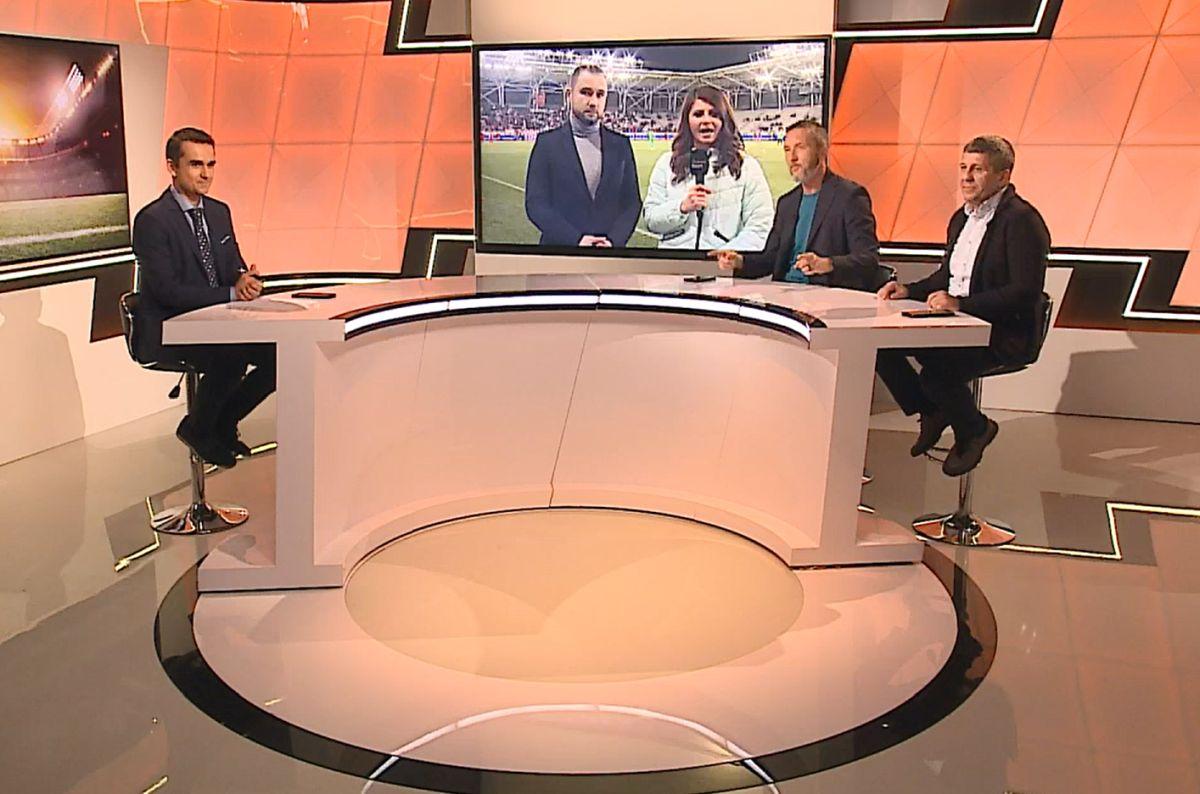 Mihai Stoica dansează pe imnul lui Dinamo / FOTO: Capturi @Orange Sport