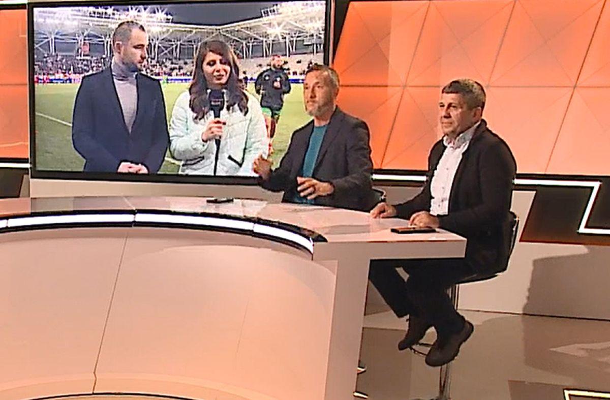 Mihai Stoica dansează pe imnul lui Dinamo / FOTO: Capturi @Orange Sport