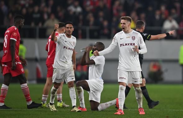 Louis Munteanu, despre faza golului cu Dinamo: „L-am împins puțin, doar ca să îl sperii! Arbitrul a comis-o” + Ce spune despre accidentare