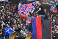 Imagini UNICE! Fotoreporterul GSP a urcat în mijlocul fanilor FCSB și a surprins nebunia cu Midtjylland: video a devenit viral!