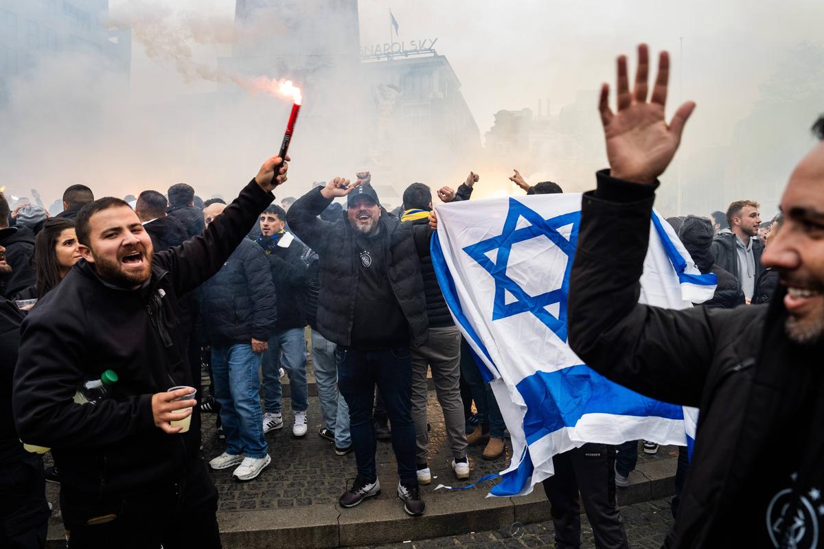 Incidente la Amsterdam cu fanii israelieni
