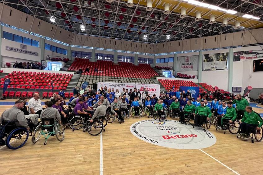 Ceremonia de deschidere a Campionatului Național de Baschet în Fotoliu Rulant/Foto: David Istrate (GSP.ro)