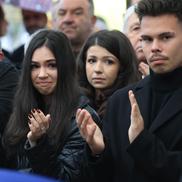 Familia lui Emeric Ienei, la înmormântarea marelui antrenor // foto: Ionuț Iordache (GSP.ro)