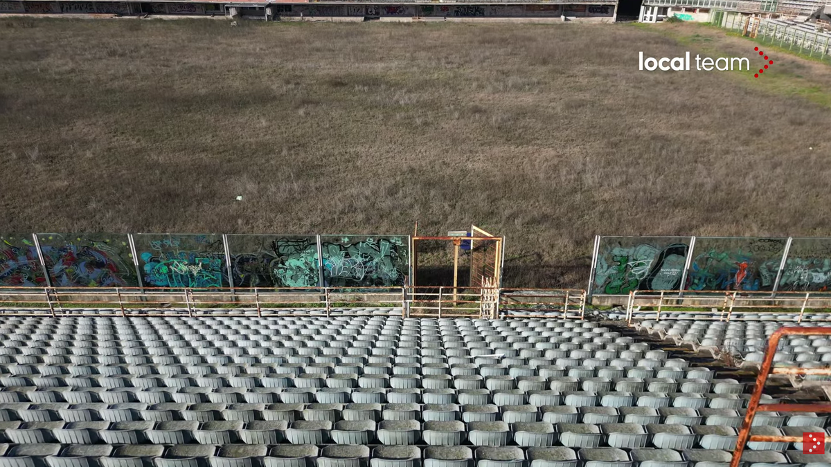 Cum a ajuns să arate stadionul Flaminio, situat chiar în centrul Romei