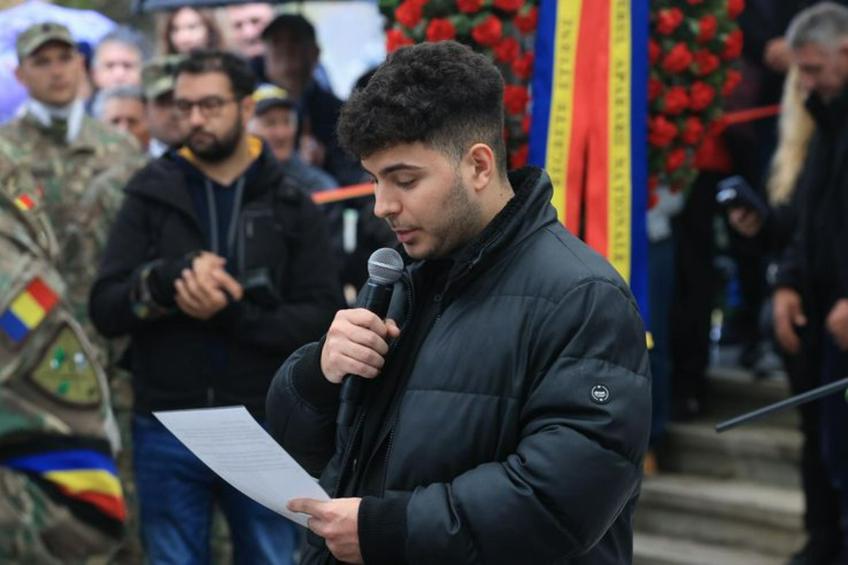 Darius Ienei la înmormântarea lui Emeric Ienei // foto: Ionuț Iordache (GSP.ro)