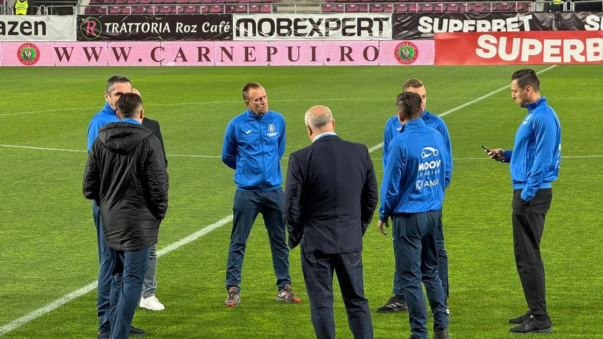 Imagini înainte de Rapid - FC Argeș