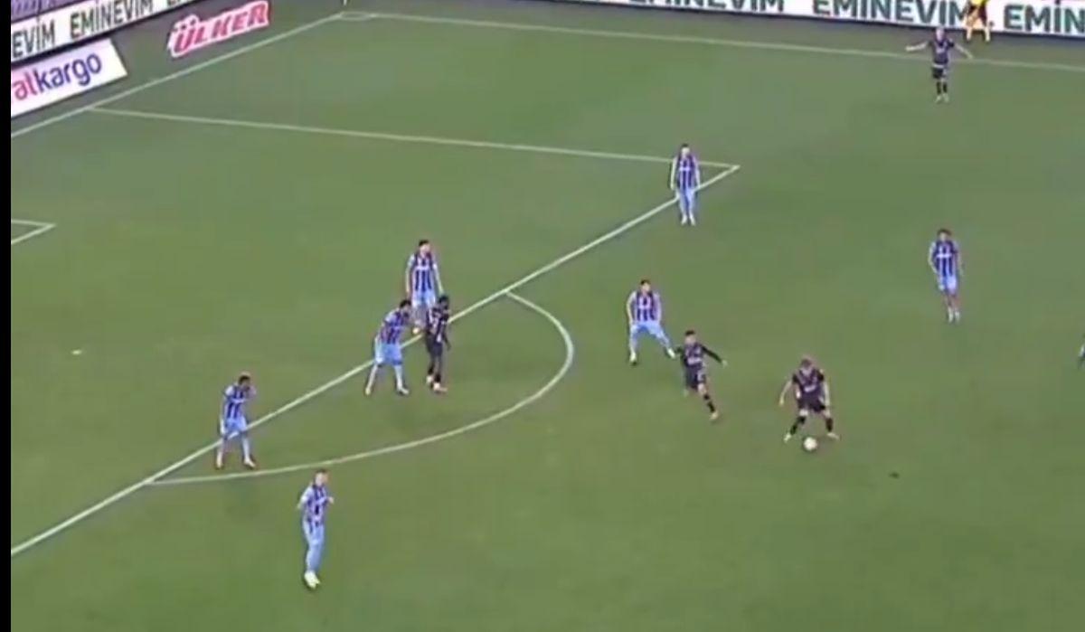 De unde a înscris Ianis Hagi în Trabzonspor - Alanyaspor