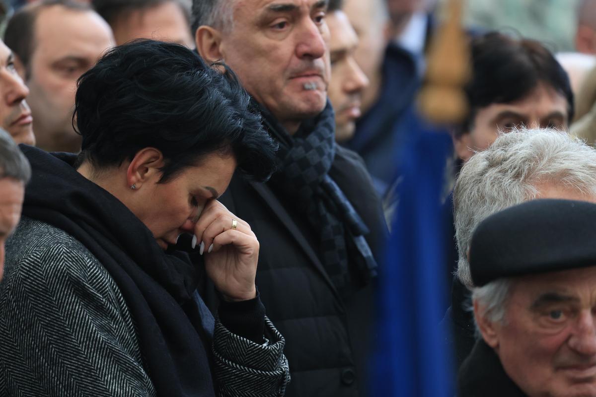 Lăcătuș, Balint, Boloni, Tudorel Stoica, la înmormântarea lui Emeric Ienei // foto: Ionuț Iordache (GSP.ro)