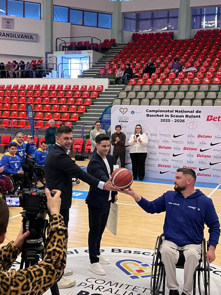 Ceremonia de deschidere a Campionatului Național de Baschet în Fotoliu Rulant/Foto: David Istrate (GSP.ro)