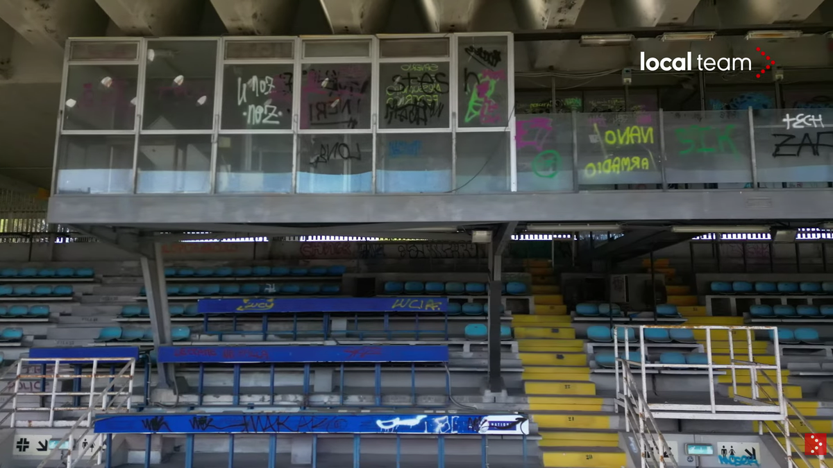 Cum a ajuns să arate stadionul Flaminio, situat chiar în centrul Romei
