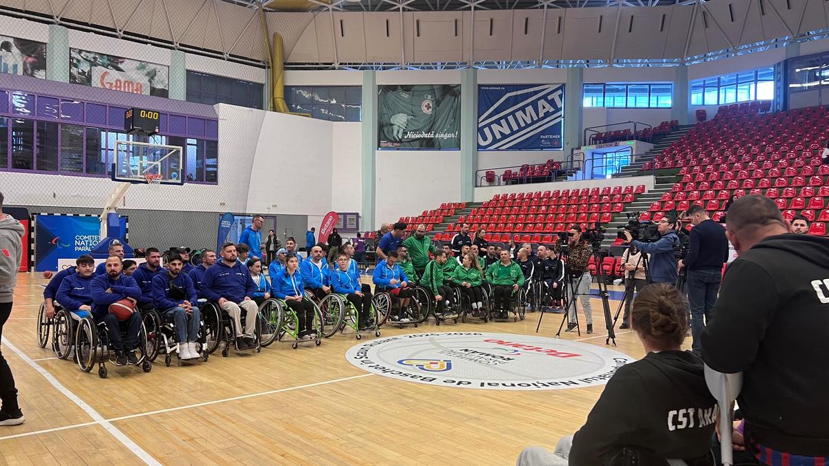 Sibiu, capitala baschetului paralimpic din România » 7 formații se duelează în prima etapă a campionatului național