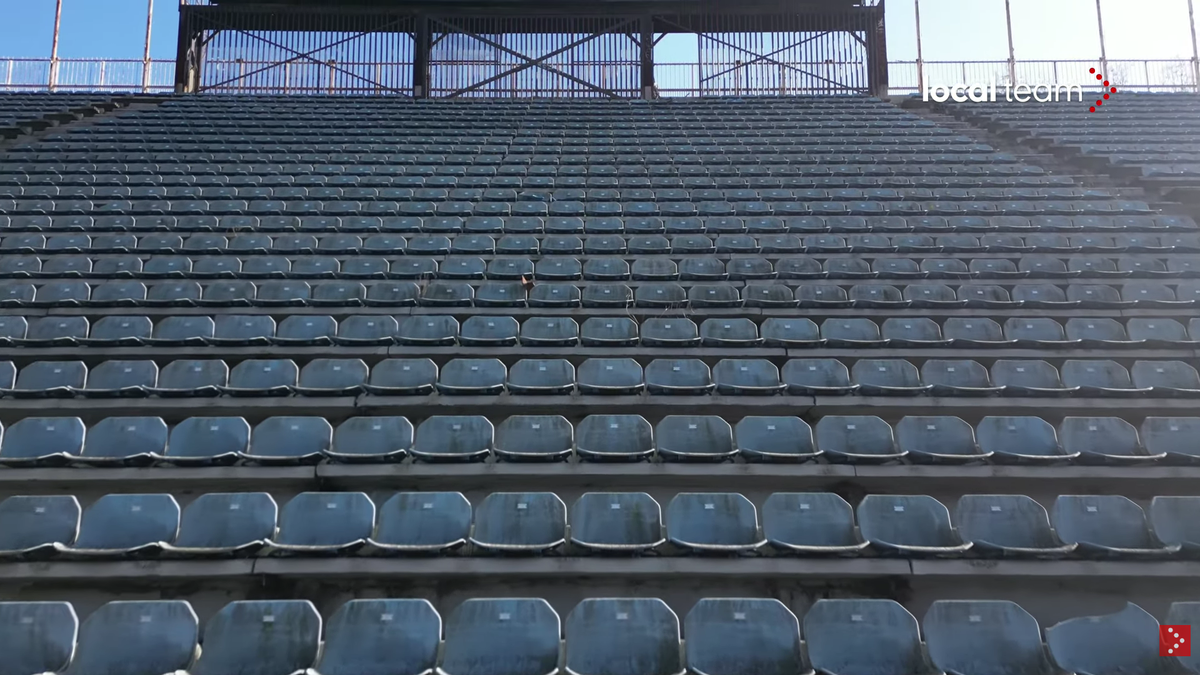 Cum a ajuns să arate stadionul Flaminio, situat chiar în centrul Romei